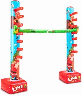 Threan 60 Inch Christmas Inflatable Limbo Xmas Party Game Limbo for Holiday Adults Fun Limbo Stick Toys for Christmas Birthday Indoor Outdoor Party Games Picnic Pool