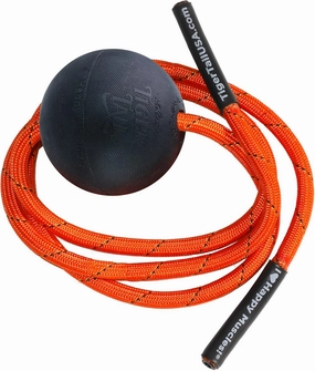 Tiger Tail Tiger Ball 2.6 Foam Roller Ball   47” Corded Rope – Deep Tissue Massage Ball: Feet, Legs, Neck, Back – Trigger Point Massage Therapy – Relieve Muscle Soreness – Muscle Recovery