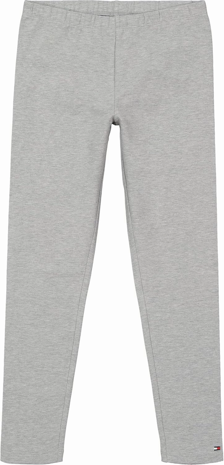 Tommy Hilfiger Girl's Stretch Jersey Leggings, Full-length Pants With Classic Logo Trimming