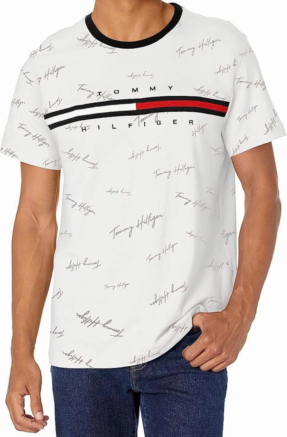 Tommy Hilfiger Men's Tommy Jeans Graphic Logo T-Shirt