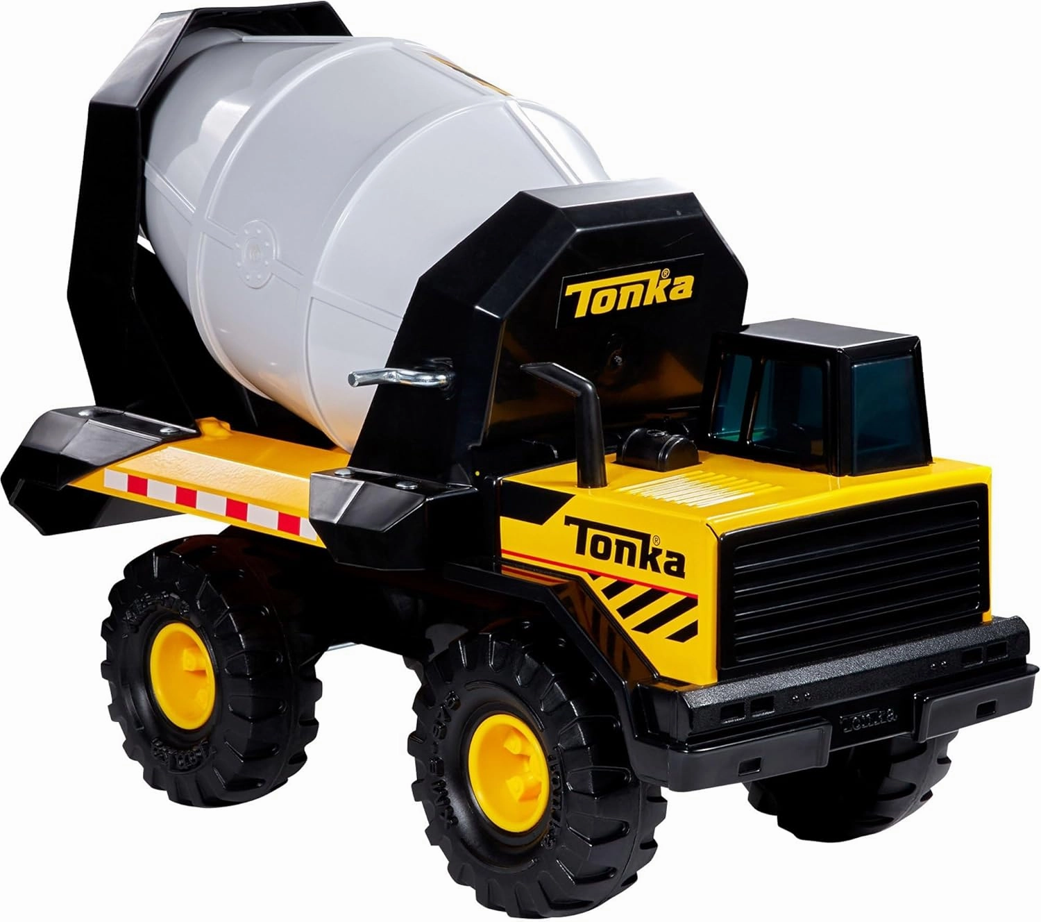 Tonka Steel Cement Mixer Vehicle, Yellow, Black, White