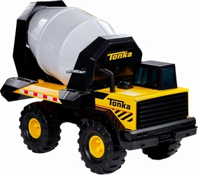 Tonka Steel Cement Mixer Vehicle, Yellow, Black, White
