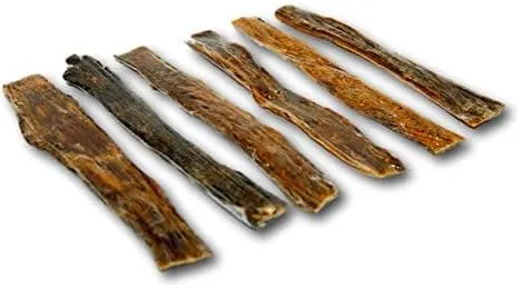 Top Dog Chews 10"- 12" Roasted All Natural Beef Esophagus Jerky, 30-Pack – Free Range Beef Gullet Jerky Dental Treats for Dogs, Single-Ingredient Dog Treats for Small, Medium & Large Dogs