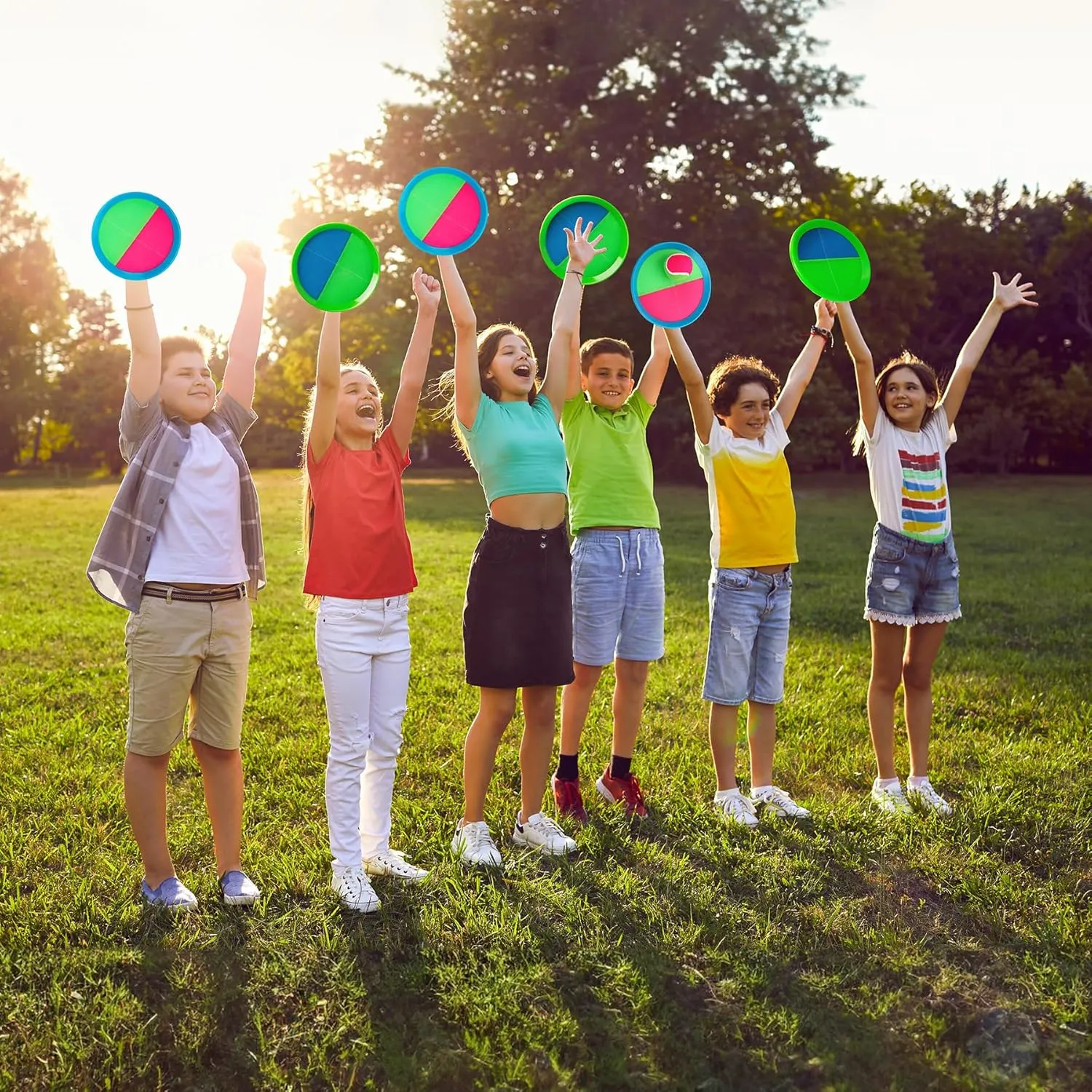 Toss and Catch Ball Game - Ideal Outdoor Beach, Pool & Yard Toy for Toddlers and Kids Ages 4, 5, 6, 7, 8 , Perfect for Boys Girls - Great Birthday Gift & Easter Basket Stuffer