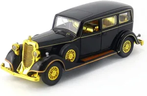 Toy car Model 1:28 for Retro Classic Car Alloy Car Model Diecasts Toy Old Car Model Collection Ornament Kids Gift (Color : B)
