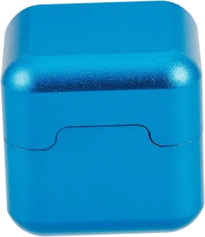 Toyvian Aluminum Tip Chalk Holder for Billiards Durable Portable Pool Chalk Case Metal Clip Versatile Storage for Accessories for Snooker Games