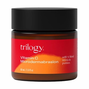 Trilogy Vitamin C Microdermabrasion, Exfoliates & Evens Skin Tone, with AHAs & Pumice, 2.0 fl oz