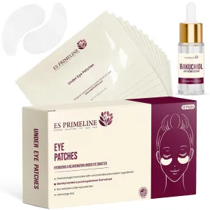 Under Eye Patches Booster Pomegranate &10ml Serum –12 Pairs for Puffy Eyes Dark Circles Eye Bags Anti-Wrinkle Collagen Retinol Anti Aging Hydrating Birthday Gift