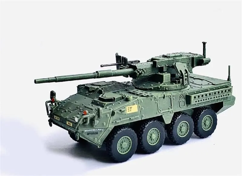 US M1128 Stryker MGS Mod.2nd CAV. Mobile System 1/72 ABS Tank Pre-Built Model
