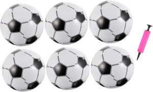 Vaguelly 1 Set Inflatable Sports Balls Summer Pool with Air Pump Lightweight Design for Pool Beach Fun Interactive Balls for Adults Random Color