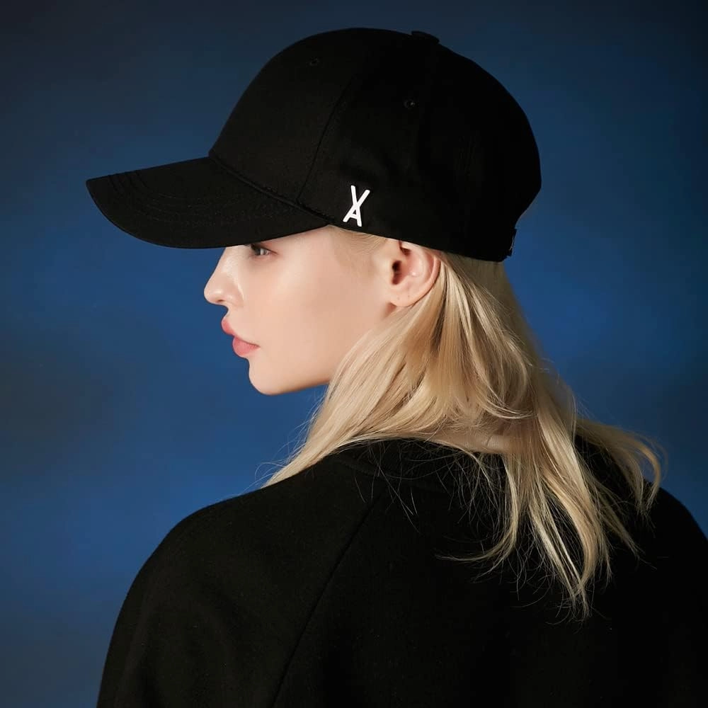 VARZAR【Official Store Stud Logo Over fit Ball Cap / 4colors Unisex Small face Effect UV Protection hat Fashion hat