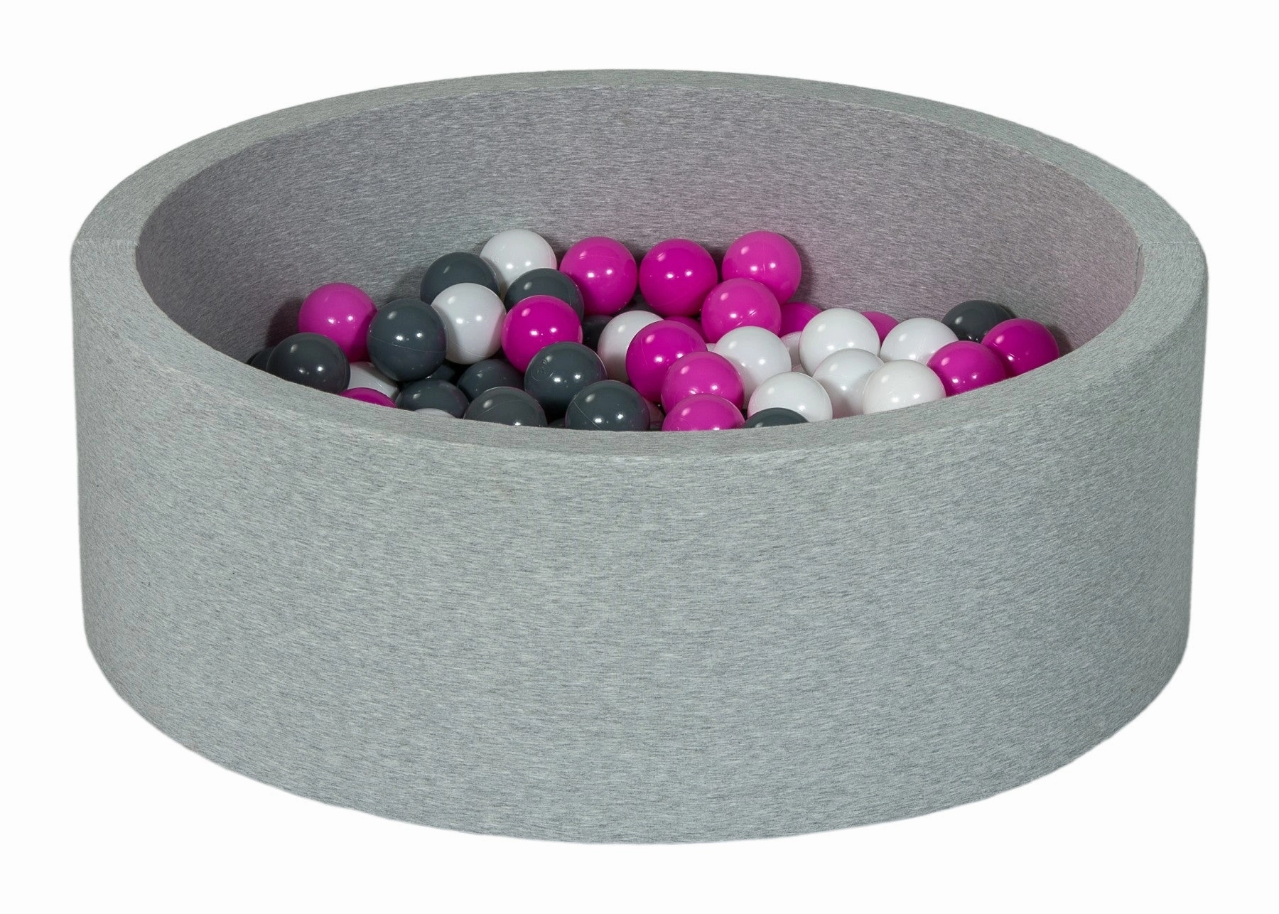 Velinda Soft Jersey Ball Pit with 200 Balls - Baby & Kids Play Gift - 90cm