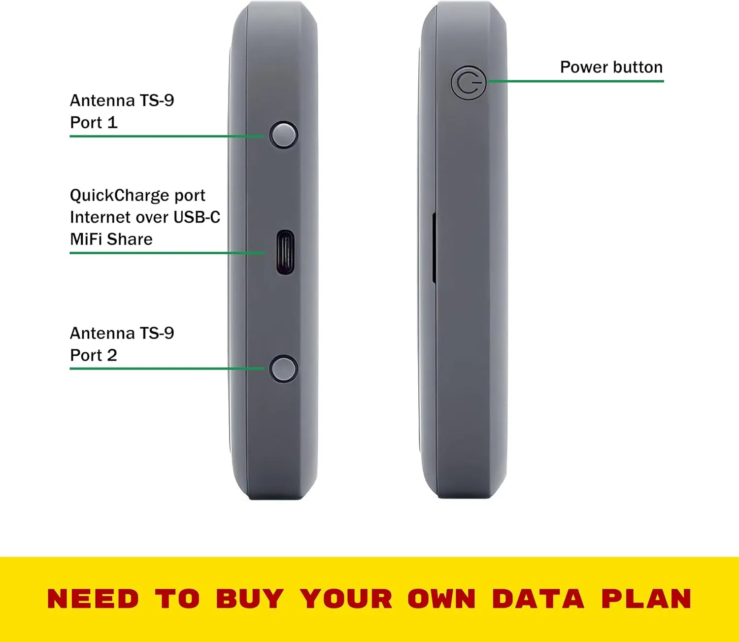 Verizon Wireless Jetpack Inseego MiFi 8800L | Mobile Hotspot for Travel | 4G Mobile Portable WiFi | LTE Cat18 Up to 1 Gbps | Usage Up to 24 Hours | EVDO-LINK Bundle - Verizon Sim Card