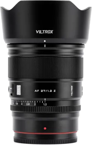 VILTROX 27mm f/1.2 Nikon Z Lens, 27mm F1.2 Z Mount Lens for Nikon Z30 Z50 Zfc Z8 Z9 ZF Z6ii (Nikon Z Mount Prime APS-C Lenses)