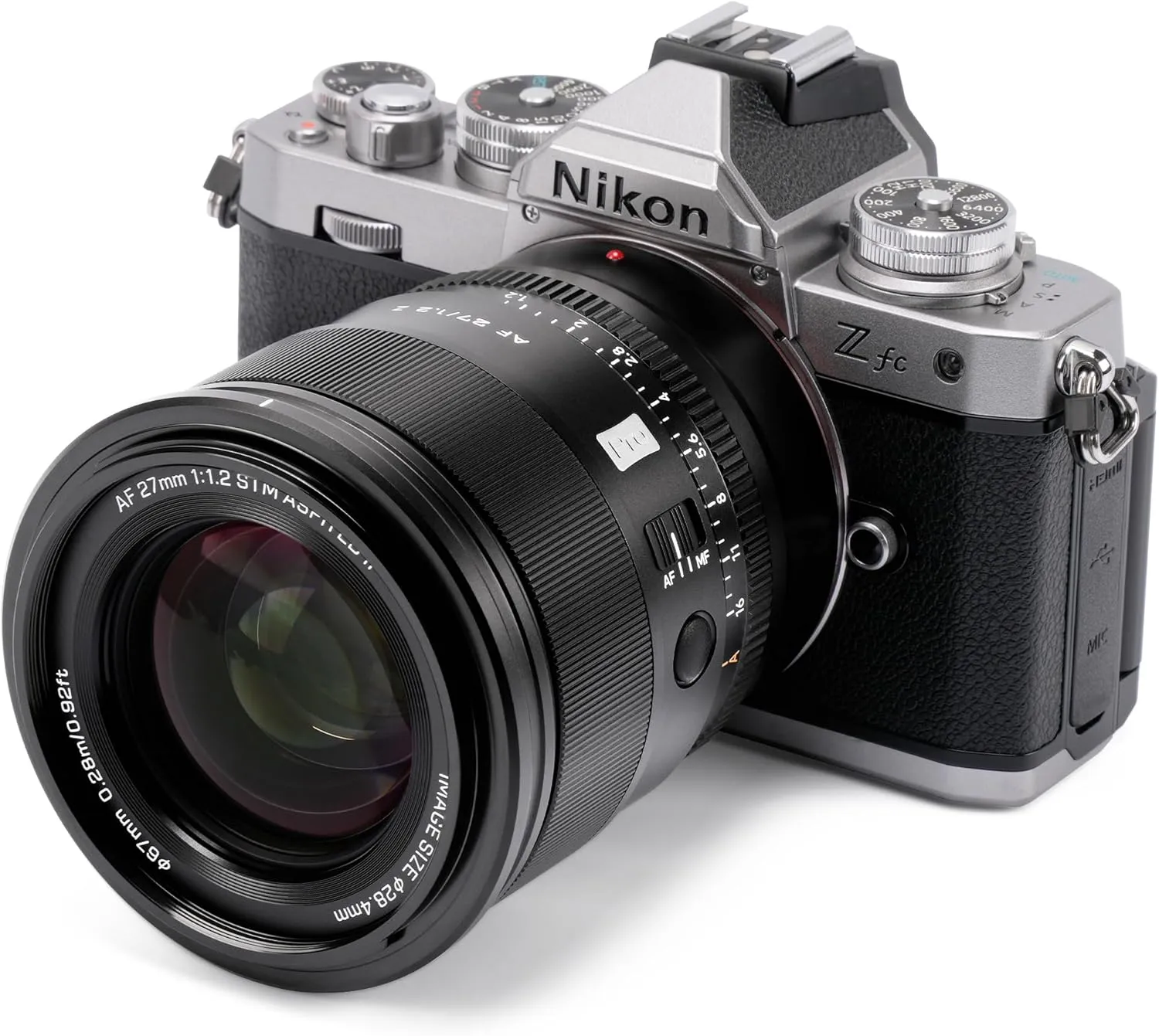 VILTROX 27mm f/1.2 Nikon Z Lens, 27mm F1.2 Z Mount Lens for Nikon Z30 Z50 Zfc Z8 Z9 ZF Z6ii (Nikon Z Mount Prime APS-C Lenses)