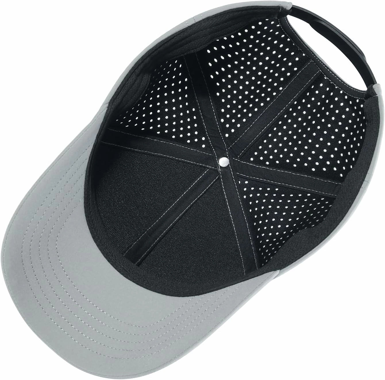 VOBOOM Men Quick Dry Baseball Cap Laser Cut Mesh Ball Curved Brim Snapback Hat