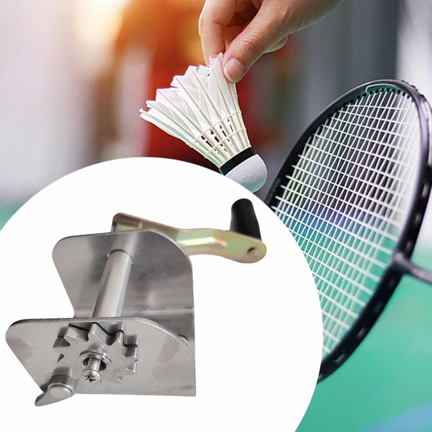 Volleyball Net Winch Tensioner Hand Crank Easy Installation Replaces Badminton Net Tensioning Winch for Outdoor Activities