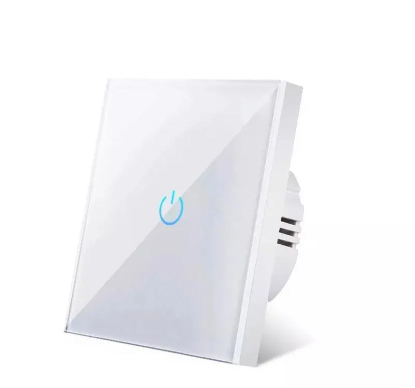 Wall Light Sensor White Crystal Glass Touch