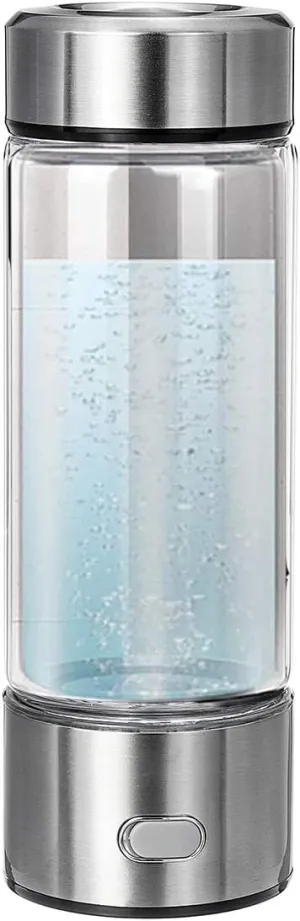 Water Purifiers, Portable Hydrogen-Rich Water Glass Rechargeable ion Water Generator Water Bottle SPE PEM Technology Water Ionizer Hydrogen-Rich Water Cup Generator Water Glass Cup Health Cup