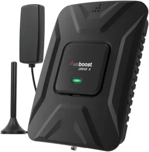 weBoost Drive X - Vehicle Cell Phone Signal Booster | 5G & 4G LTE | Magnetic Roof Antenna | Boosts All U.S. Carriers - Verizon, AT&T, T-Mobile | Made in the U.S. | FCC Approved (model 475021)
