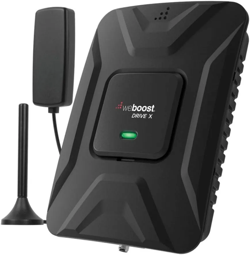 weBoost Drive X - Vehicle Cell Phone Signal Booster | 5G & 4G LTE | Magnetic Roof Antenna | Boosts All U.S. Carriers - Verizon, AT&T, T-Mobile | Made in the U.S. | FCC Approved (model 475021)