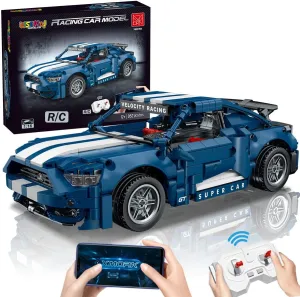 WISEPLAY Model Car Kits to Build for Adults - STEM Projects for Kids Ages 8-12 - Build Your Own Remote Control Building Car Kit - Great STEM Building Sports Car Gift 952 Pieces