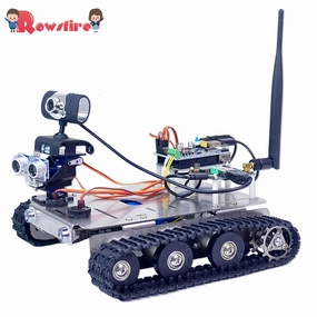 With Wifi Stainless Programming Version XR Friendly Linux Tank Steel Graphic DIY Robot Chassis Standard Track BLOCK Programmable Car Great value