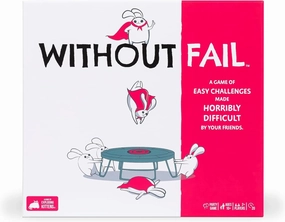 Without Fail by Exploding Kittens - 2  Players - Ages 10  - 20 Minutes to Play - A Game of Easy Challenges Made Difficult, Perfect for Couples, Date Night, and Teen or Adult