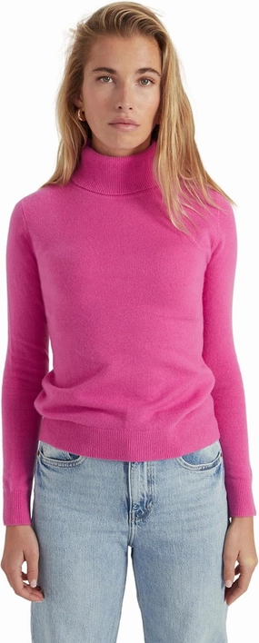Women's 100% Cashmere Turtleneck Sweater, Classic Fit, Premium Knit Jumper for Autumn, Winter and Spring