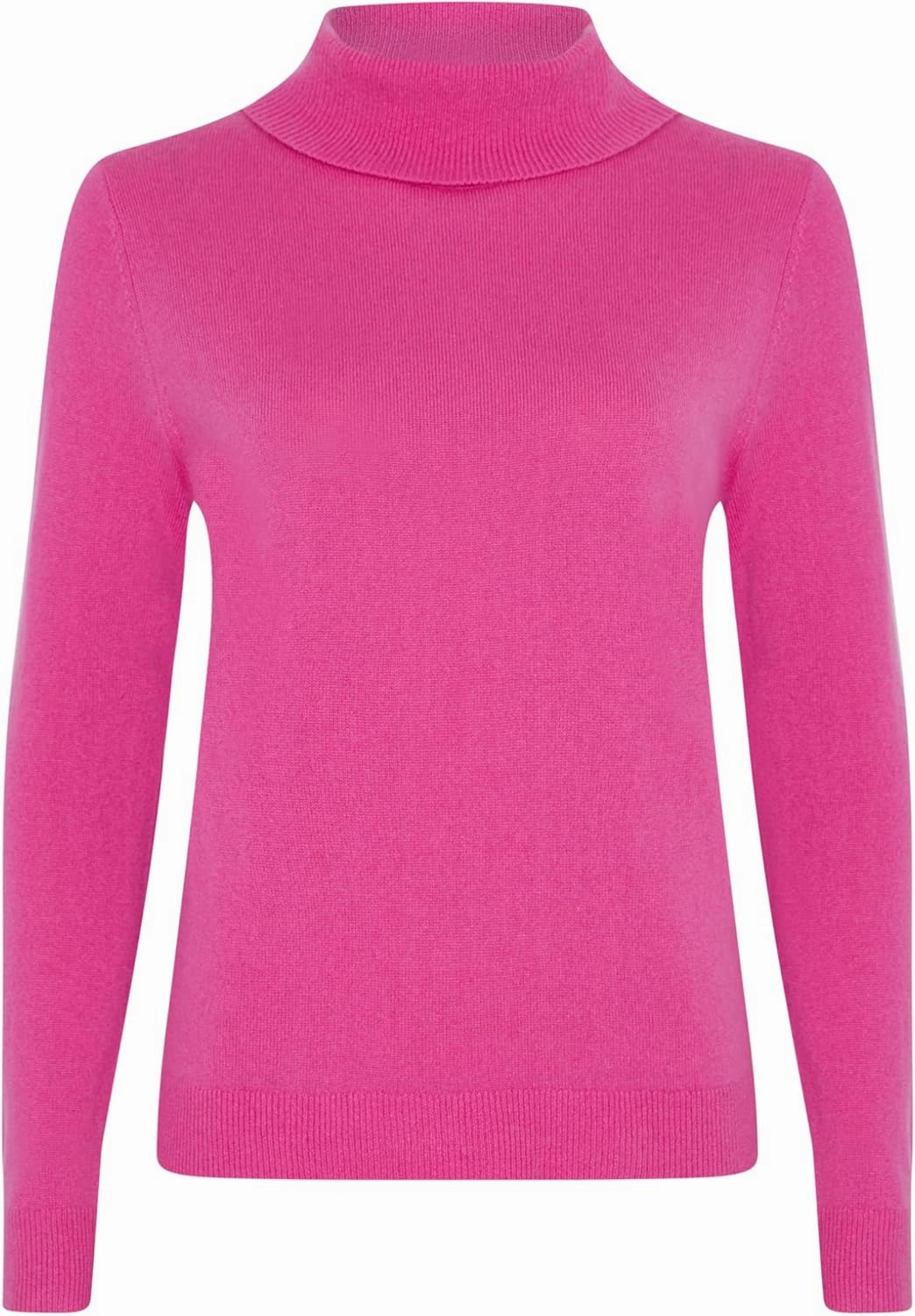 Women's 100% Cashmere Turtleneck Sweater, Classic Fit, Premium Knit Jumper for Autumn, Winter and Spring