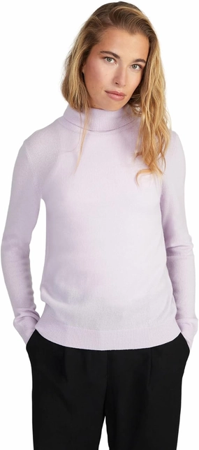 Women's 100% Cashmere Turtleneck Sweater, Classic Fit, Premium Knit Jumper for Autumn, Winter and Spring