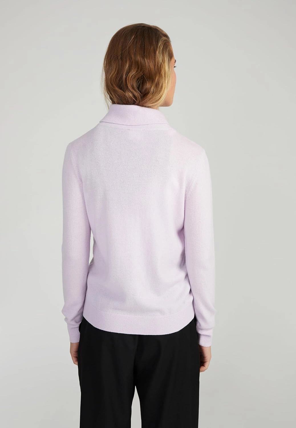 Women's 100% Cashmere Turtleneck Sweater, Classic Fit, Premium Knit Jumper for Autumn, Winter and Spring