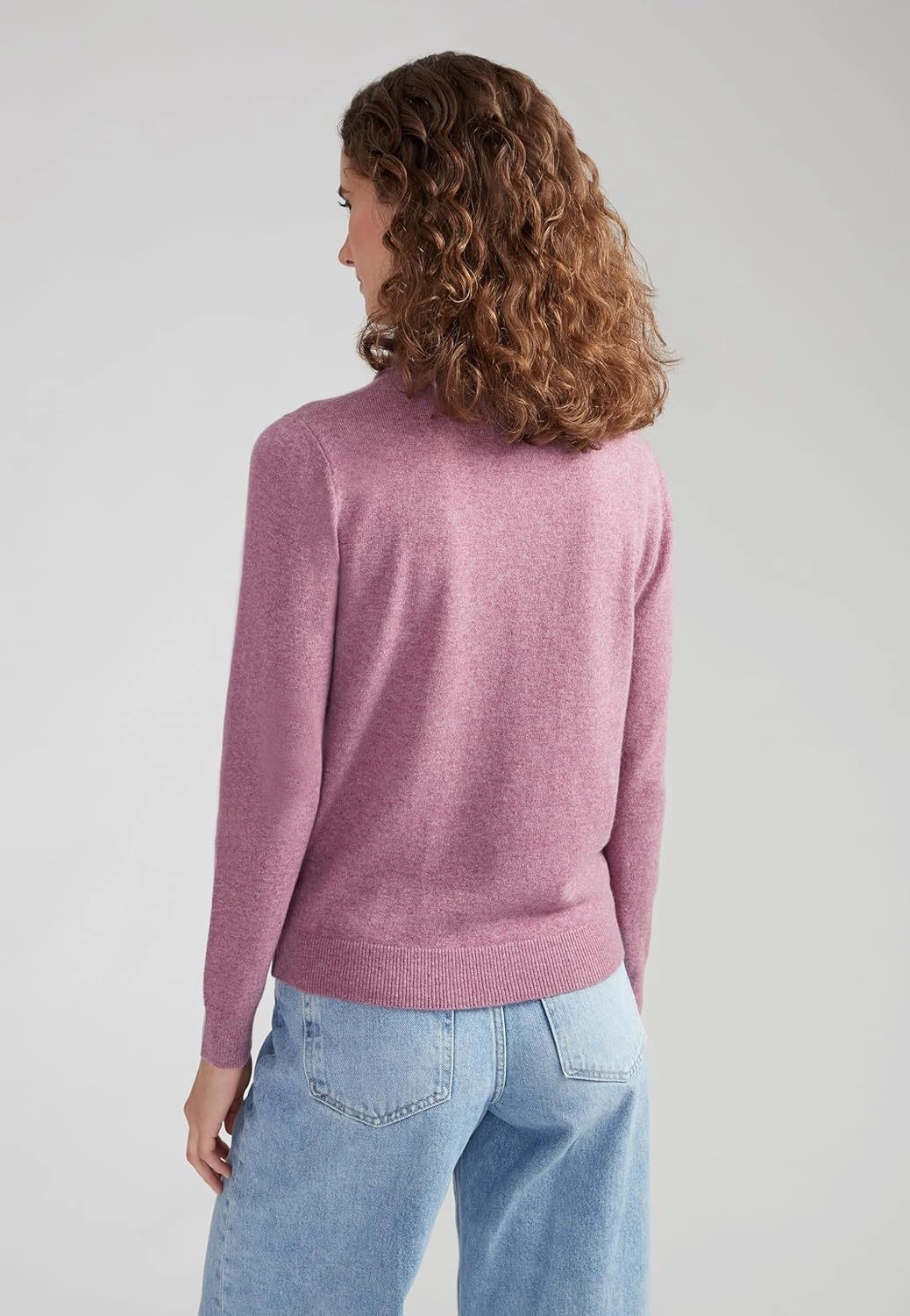 Women's 100% Cashmere Turtleneck Sweater, Classic Fit, Premium Knit Jumper for Autumn, Winter and Spring