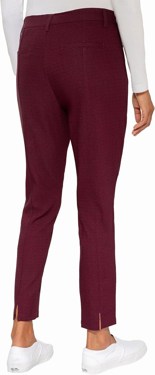 Women's Textured Pull On Pants