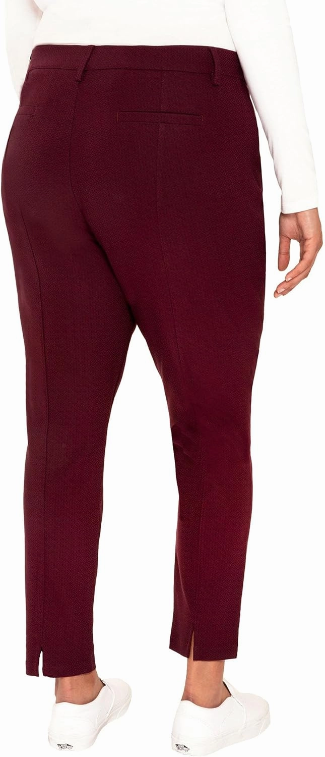 Women's Textured Pull On Pants
