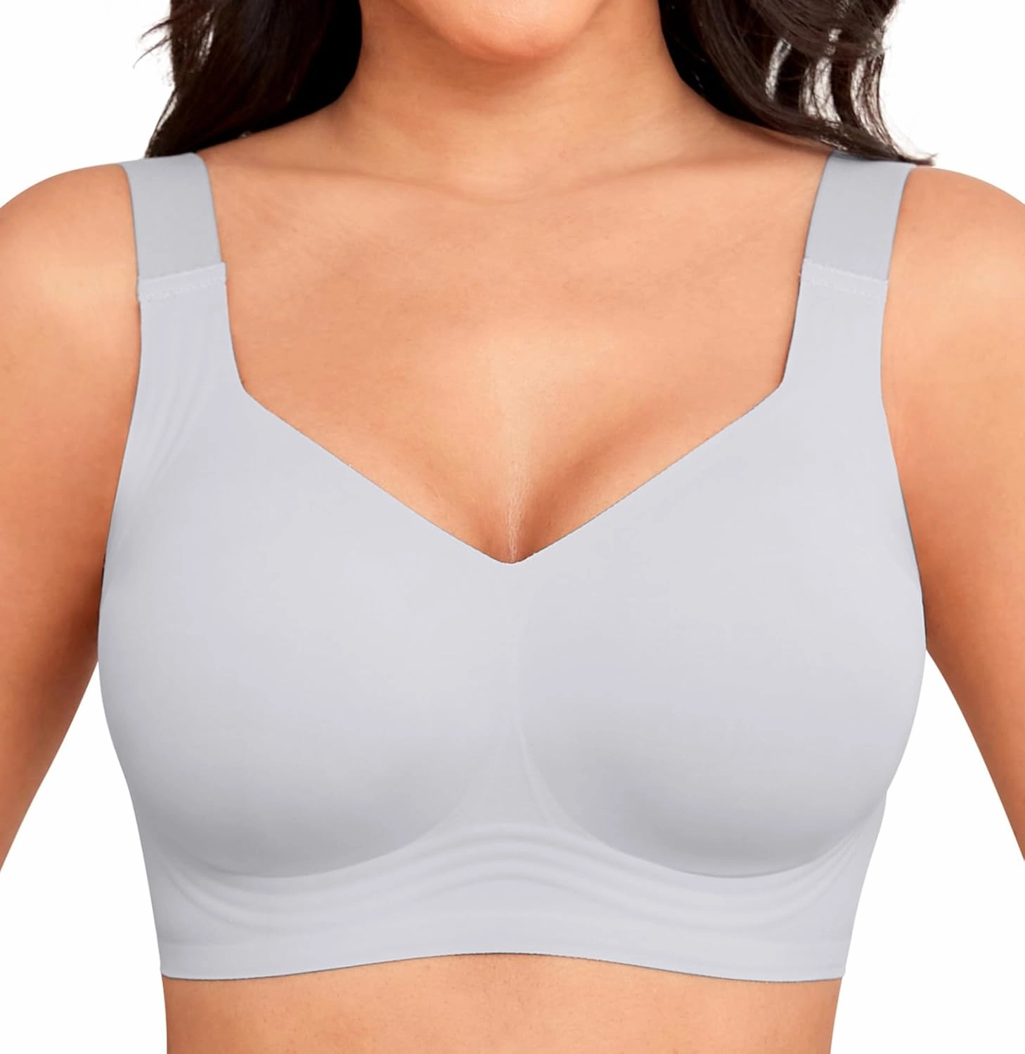 Women Wirefree Bras for Women Full Coverage No Underwire Everyday Bras Comfortable Wireless Padded Bras