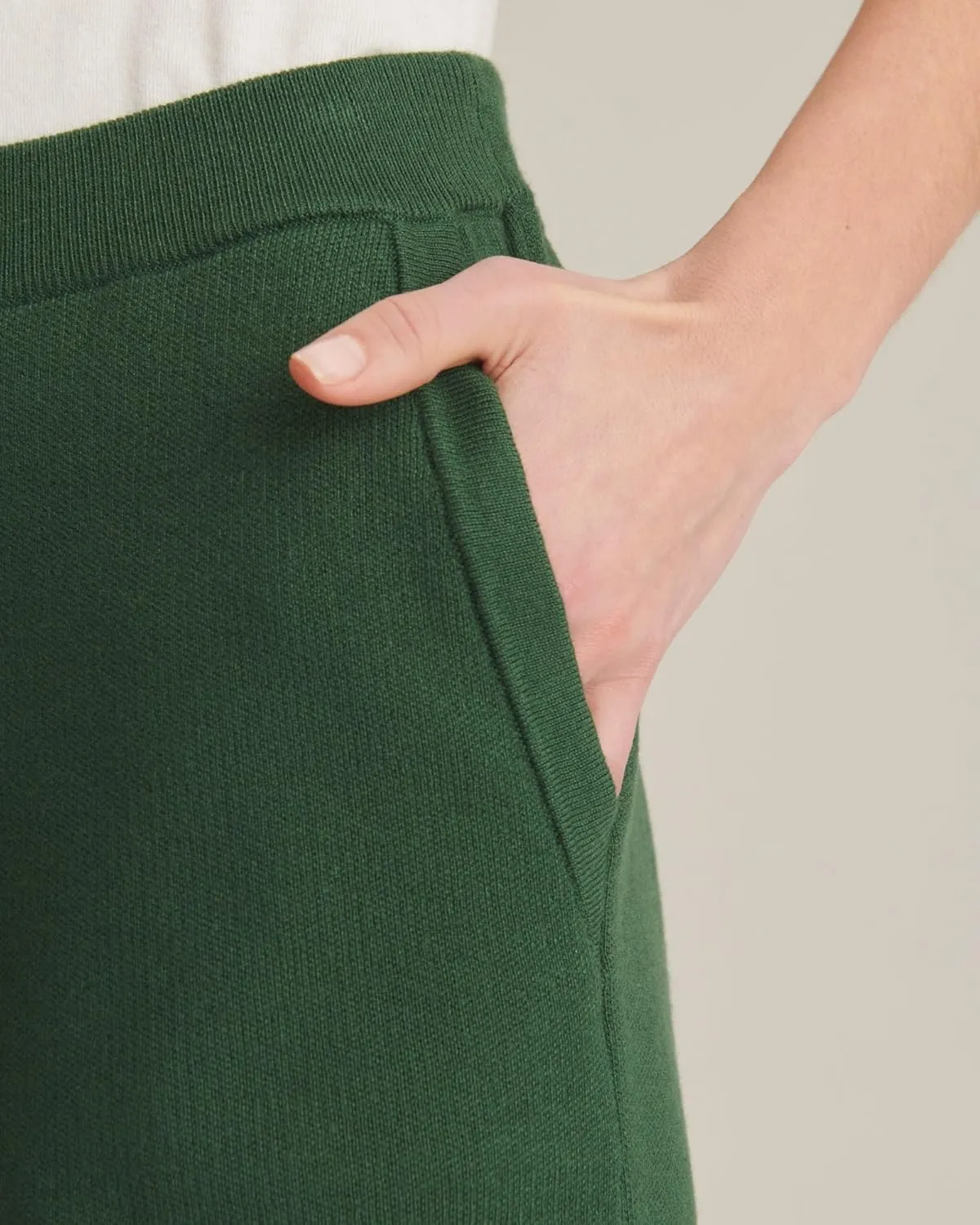Women's Cafe Cotton Cashmere Cropped Jogger