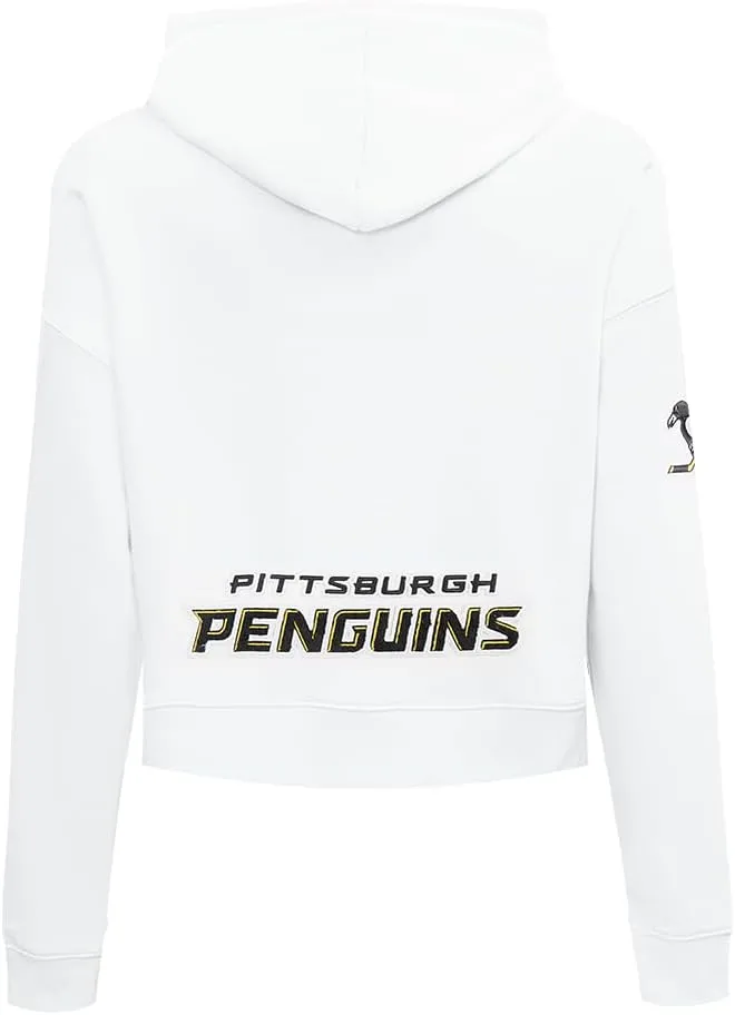 Womens NHL Classic Chenille Cropped Pullover Hoodie