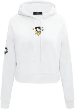Womens NHL Classic Chenille Cropped Pullover Hoodie