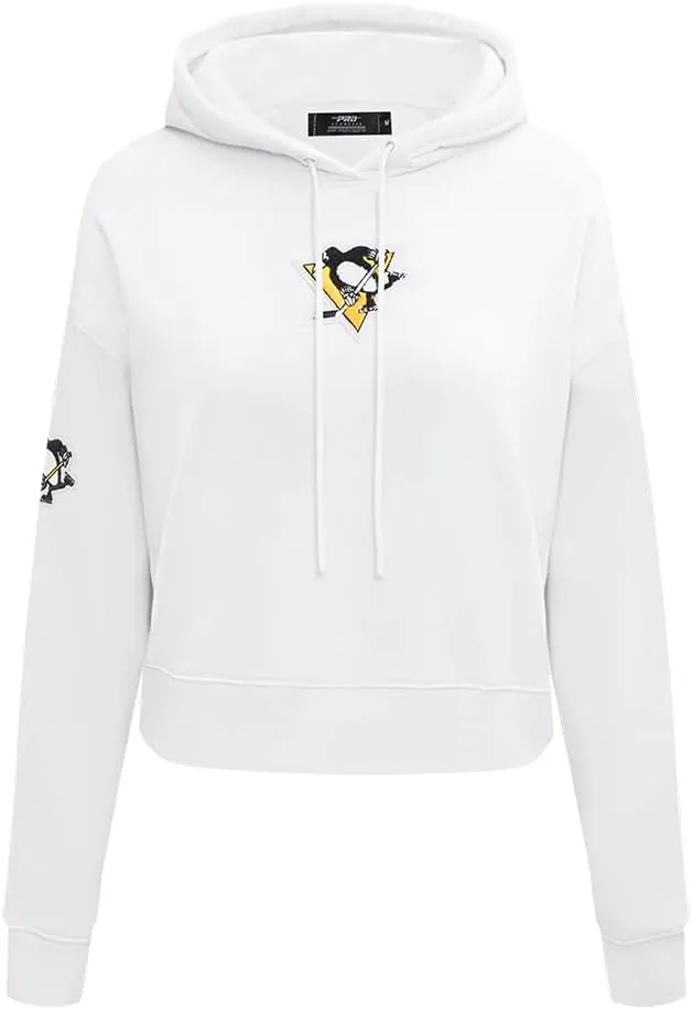 Womens NHL Classic Chenille Cropped Pullover Hoodie