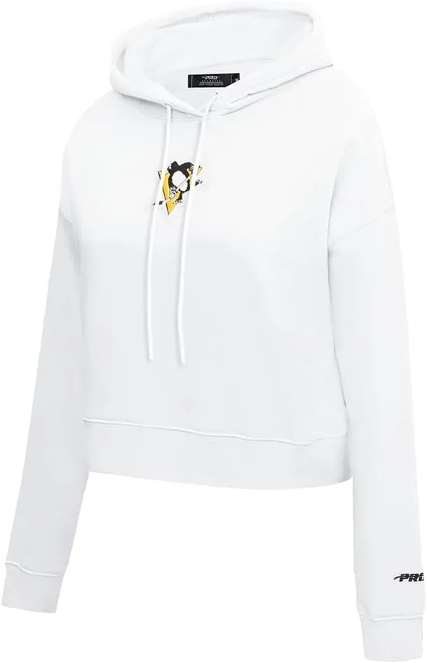 Womens NHL Classic Chenille Cropped Pullover Hoodie