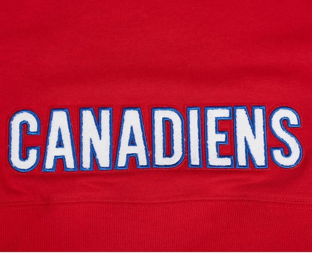 Womens NHL Classic Chenille Cropped Pullover Hoodie