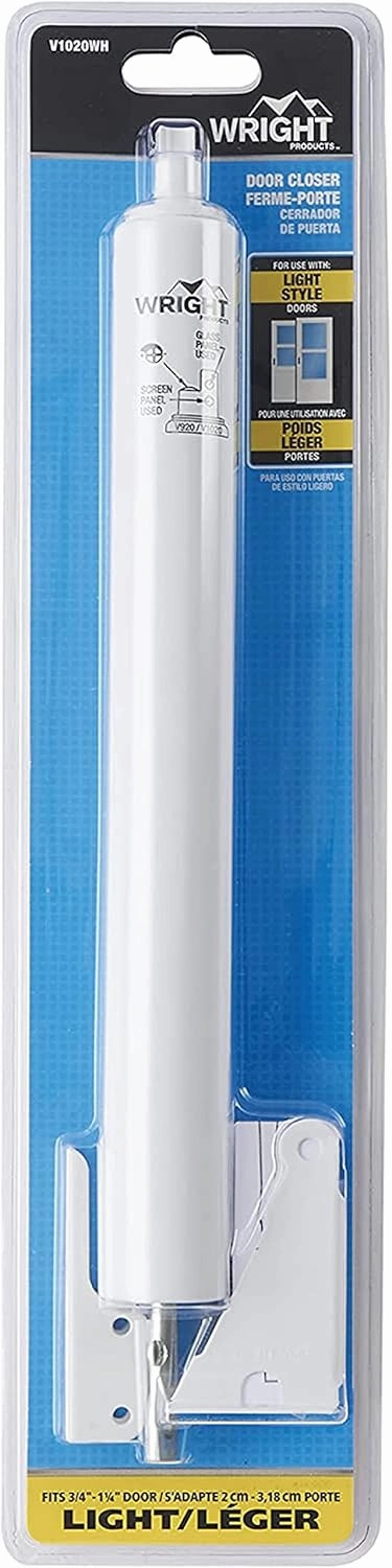 Wright Products V1020WH Standard Duty Pneumatic Closer, White
