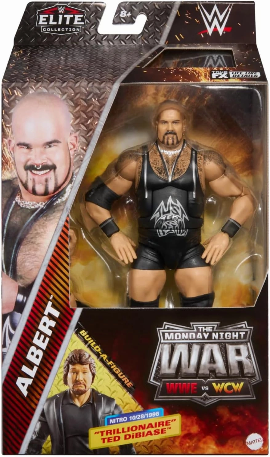 WWE Prince Albert 2025 Mattel Elite Collection Monday Night Wars Series 7 Wrestling Action Figure Toy