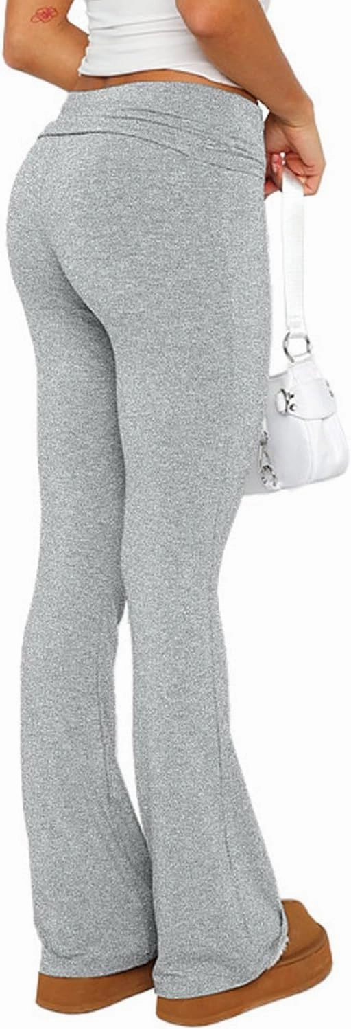 Xixiuly Women Casual Skinny Leggings Flare Bell Bottom Bootcut Low Waist Yoga Pants Palazzo Long Trousers Jogger Sweatpants