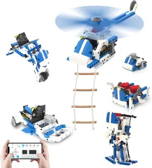 Yahboom Micro:bit Building Block Robot Kit 16 in 1 STEM Projects Advanced with Sensor Module DIY Toys for Kids 10  Gifts for Christmas (Standard Kit with V2)