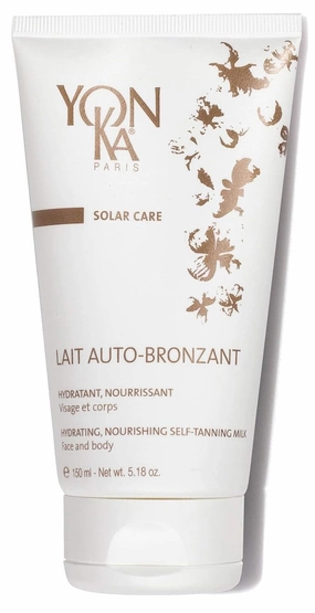 Yon-Ka Lightweight Self Tanning Body Lotion, Buildable Coverage for Natural Sunkissed Glow, Anti-Aging Antioxidant Serum with Vitamin E, 100% Natural Self Tanning Active, Vegan, 5.18 Oz/150ml