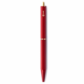 Ystudio | Ballpoint Pen | Classic Revolve | Portable Brassing | Red