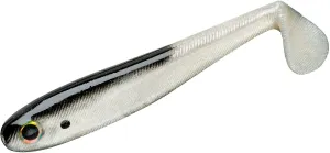 Yum Money Minnow Original Soft Plastic Minnow Swim-Bait Paddle-Tail Fishing Lure, Pearl/Black Back, 5'