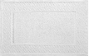Yves Delorme Eden Blanc Bath Mat | Cotton | Luxury Mat from Portugal